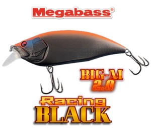 Megabass Big-M 2.0 Giant Killer - RACING BLACK Limited Edition (SP-C) NIB - Picture 1 of 7