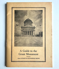 A Guide to Grant Monument Souvenir Booklet Civil War General New York circa 1939
