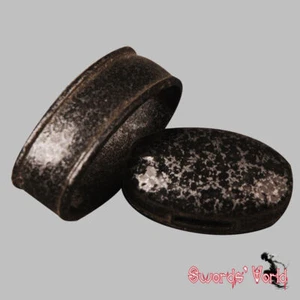 para espada japonesa Katana Wakizashi tanto repuesto aleación de zinc Kashira Fuchi - Imagen 1 de 4