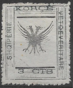 1917 Autonomous Albania Republic ORIGINAL Korce S#56 LOCAL VETQEVERITARE USED - Picture 1 of 1