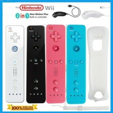 Motion Plus Wireless Remote Controller & Nunchuck For Nintendo Wii/Wii U Console