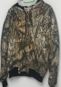 Carhartt Reworked Full Zip Real Tree Print Camo Hooded Jacket Coat - Men XLarge - Picture 1 of 7