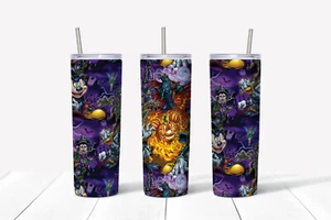 20oz skinny Stainless steel Mickey Halloween tumbler - Picture 1 of 1