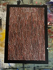 Willy Tjungurrayi đŸ’•Aboriginal Art 89cm X 60cm COA Supplied - Picture 1 of 12
