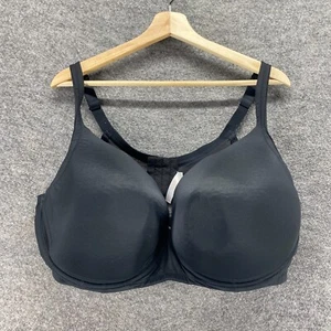 Cacique Bralette Bra Women 46G Black Underwired Opaque Push Up Adjustable Strap - Picture 1 of 6