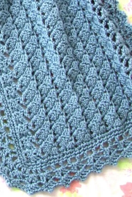 Prayer Shawl for Dori Crochet Pattern EASY  - Image 1 of 3