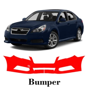Front bumper PreCut PPF Paint Protection Film For Subaru Legacy 2013-2014 - Picture 1 of 6