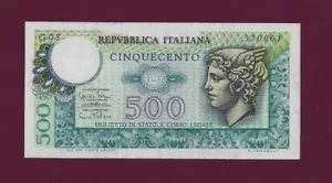 ITALY 500 LIRE 1974 P-94 AU-UNC - Picture 1 of 2
