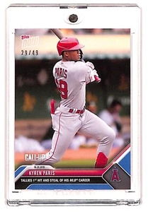 2023 MLB Topps Now Kyren Paris Call-Up BLUE PARALLEL /49 SSP Angels #806 🔥 - Picture 1 of 2