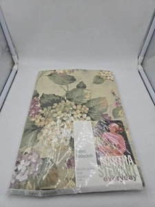 New In Package martha stewart hydrania tablecloth - Picture 1 of 9