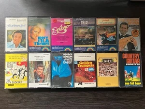 Cassette Tapes Bundle bulk lot X 12 collection of 1970s early 1980s - Picture 1 of 2