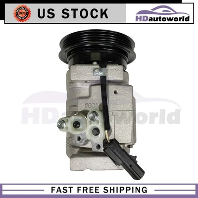 AC A/C Compressor For Chrysler PT Cruiser Dodge 2.0 2.4L 2002 2003-2010 - Image 1 of 4