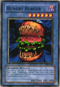 Yugioh Hungry Burger Card MRL-068 1996 Trading Card Game - Picture 1 of 2