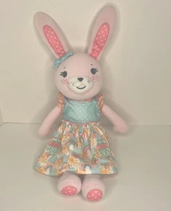 Matilda Jane Pink Bunny Rabbit Plush Toy 21" Dress Shorts Panties Stuffed Animal - Picture 1 of 12