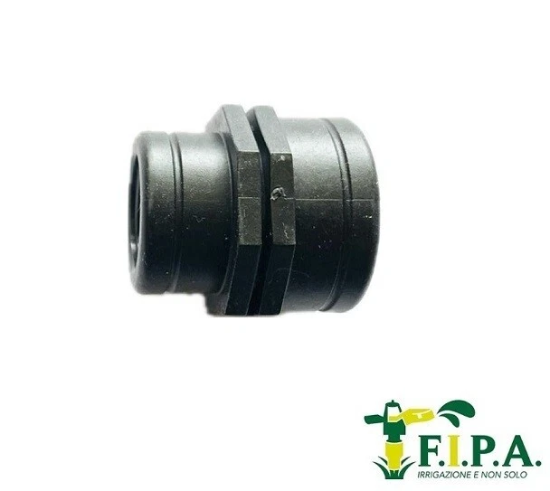 PLAST PROJECT Manicotto ridotto filettato F. polipropilene PN10 Pz.2 da 1/2"x3/4" - 1"x3/4"