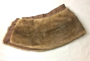 Mink fur collar, vintage 1960s, 32" round collar, 7" height - Picture 1 of 6