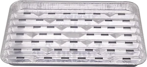 Pack of 25 Disposable Aluminum Broiler Pans – Good for BBQ, Grill Liner Topper – - Picture 1 of 3