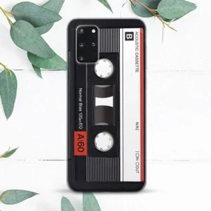 Retro Acoustic Cassette A60 Mixtape Case For Samsung Note 20 S20 S21 S22 S23 S24 - Picture 1 of 1