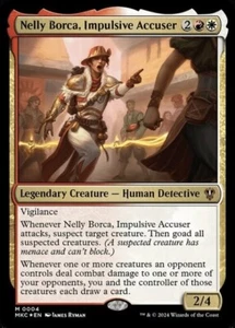 MTG - NELLY BORCA, IMPULSIVE ACCUSER (Foil) - Karlov Manor Commander (M) - Picture 1 of 1