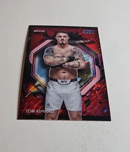 2024 Topps Finest UFC Red Shimmer Rare Tom Aspinall #251 NM - Picture 1 of 2