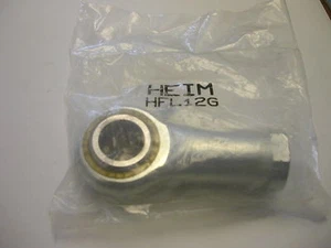 RBC BEARINGS HFL12G HEIM JOINT ROD END 3/4" LEFT THREAD FEMALE NEW - Picture 1 of 3