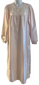 Go Softly Night Gown Womens Sz L Poly Cotton Blend - Picture 1 of 5