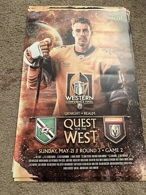 Póster Vegas Golden Knights vs Dallas Stars - 2023 WCF Juego 2 Reilly Smith Foto 1 de 2