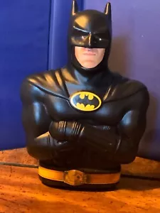 Vintage 1989 Batman Plastik Sparschwein, gekreuzte Arme Michael Keaton, DC Comics - Bild 1 von 7