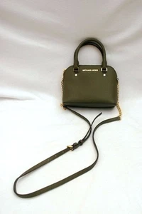 NWT Michael Kors Cindy Saffiano Leather XSmall Top Handle Crossbody Olive - Picture 1 of 3