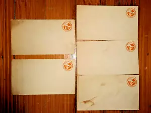 Barn find: 6 Cent US Air Mail Lot Of 5 unused Envelopes - Picture 1 of 2