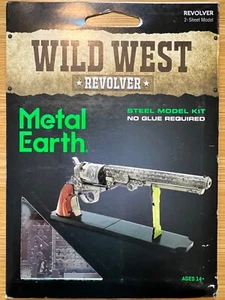 Fascinations Metal Earth Wild West Revolver 3D Laser Cut Steel Model Kit - Picture 1 of 2