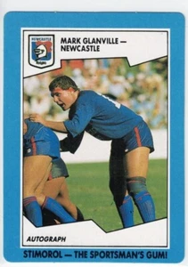 1989 SCANLENS Rugby League - #128 MARK GLANVILLE - NEWCASTLE KNIGHTS - Picture 1 of 2