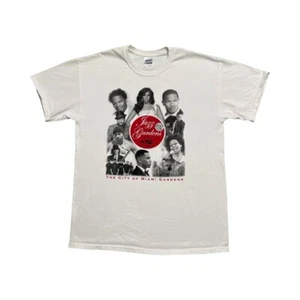VTG Y2K Jazz in the Gardens Music Fest T-Shirt Jamie Foxx Ll Cool J - Picture 1 of 4