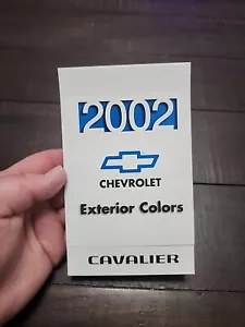 2002 Chevrolet Cavalier Exterior Colors Sales Literature/Brochure, Chevy - Picture 1 of 6