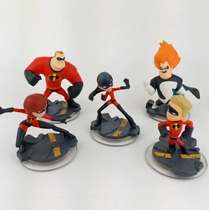 Disney Infinity- Incredibles Bob Helen Sarah Parr Dash Syndrome - Picture 1 of 16