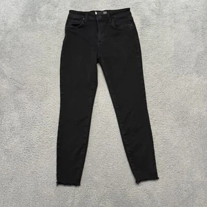 Kut from the Kloth Jeans Womens 0 Black Donna High Rise Ankle Skinny Goth - Picture 1 of 15