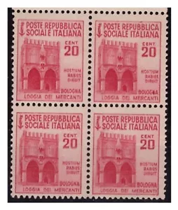 RSI 1944 - MONUMENTS 20 Cent. - VARIÉTÉS SOCIALES - Picture 1 of 2