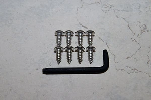 Anti-Theft Security Screws for DODGE RAM 1500 FRONT & REAR License Plate - Picture 1 of 1