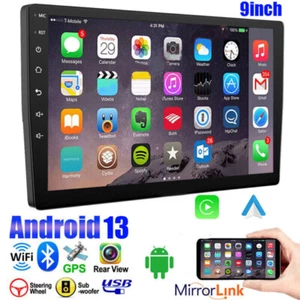9" Android 13 Carplay Autoradio Radio Bluetooth USB GPS Navi MP5 Doppel 2DIN - Bild 1 von 24