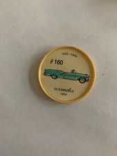 1962 Jell-O History of the Auto Coins #160 Oldsmobile 1954, VINTAGE! (inv.2)