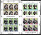 Guinea 2006 WWF Wildlife Fauna Tiere Dieren Animals Monkey 4 compl sheets MNH