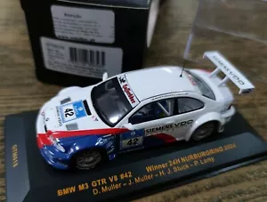 Ixo 1/43 GTM018 BMW M3 GTR #42 winner 24h Nurburgring 2004 - Foto 1 di 3
