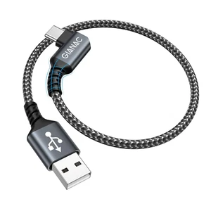 USB C Kabel Kurz 30CM, [90 Grad] Ladekabel USB C 3.1A Schnellladekabel USB C Und - Bild 1 von 13