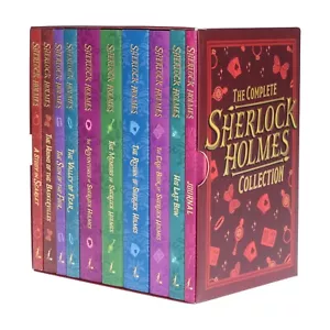 The Complete Collection of Sherlock Holmes 10 Books Box Set -Fiction -Paperback - Picture 1 of 4