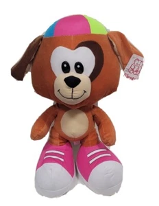 Fiesta Plüsch Welpe Hund Stofftier Beanie Spinner & rosa Schuhe 17 Zoll neu, mit Etikett - Bild 1 von 4