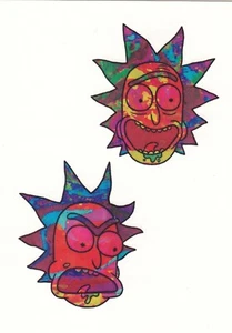 2018 Cryptozoic Rick And Morty Temporary Tattoos #T1 Rick Vaporwave 1 - Picture 1 of 1