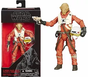 X-WING PILOT ASTY Star Wars schwarze Serie 6" Das Erwachen der Macht (NEU) US-Verkäufer - Bild 1 von 6