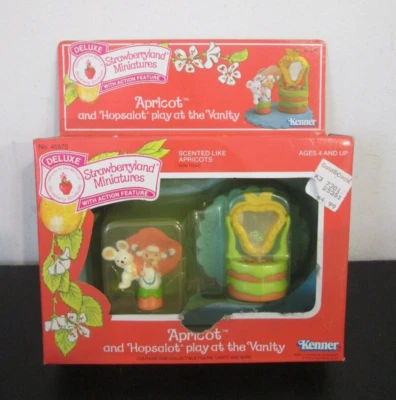Miniaturas de lujo Strawberry Shortcake ~ Minifigura de PVC de albaricoque sin usar, en caja Foto 1 de 4