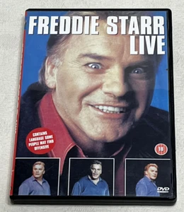 FREDDIE STARR LIVE : Rare Stand Up Comedy DVD - In Vgc ( FREE UK P&P) - Picture 1 of 2