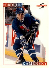 1995-96 Score Nordiques Hockey Card #268 Valeri Kamensky